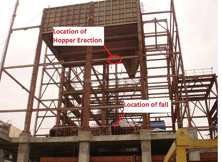 Failure Of Rope During Hopper Erection
